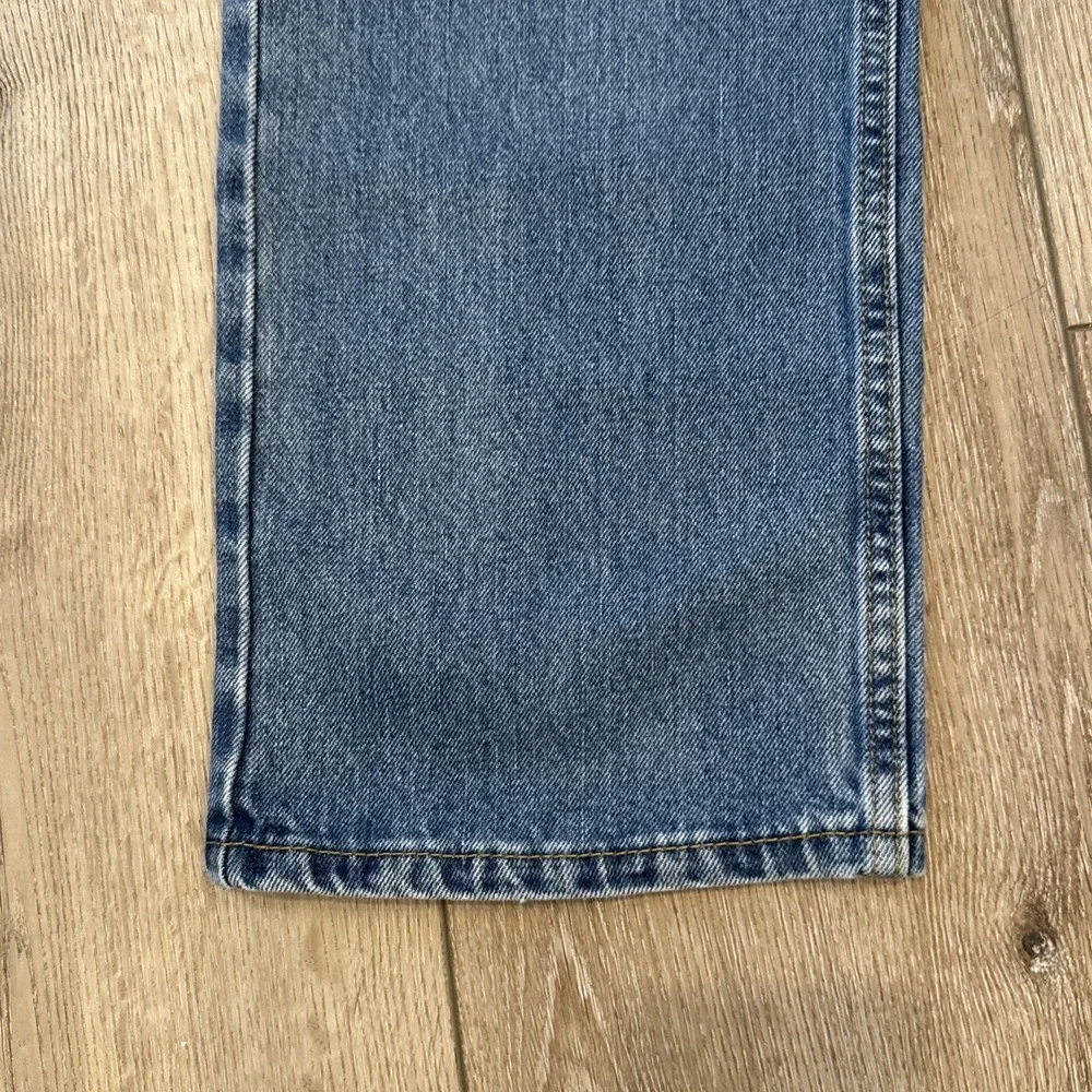 Levi's 505 Straight Fit Denim Jeans Mens 36x29 Darker‎ Wash 5 Pocket 100% Cotton